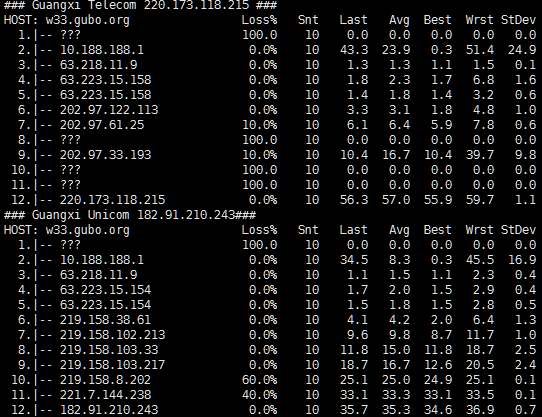 新力讯香港mtr测试丢包较少